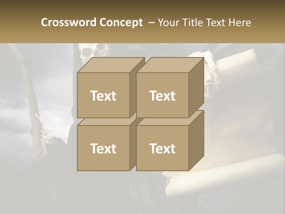 Graphic Square Background PowerPoint Template