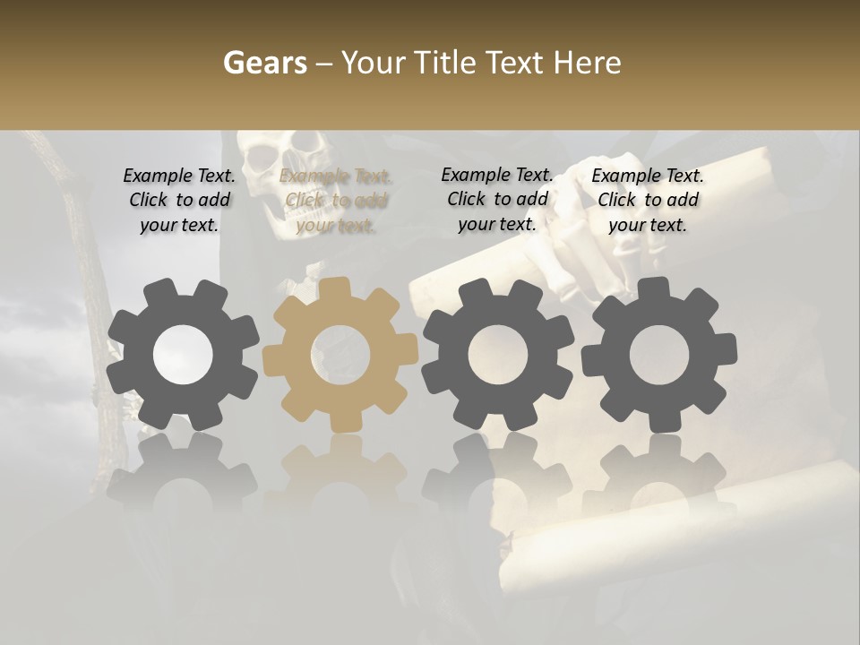 Graphic Square Background PowerPoint Template