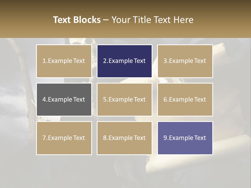 Graphic Square Background PowerPoint Template