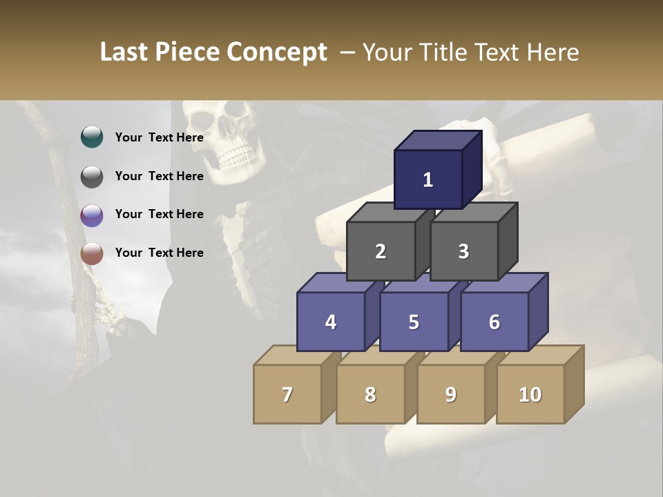 Graphic Square Background PowerPoint Template