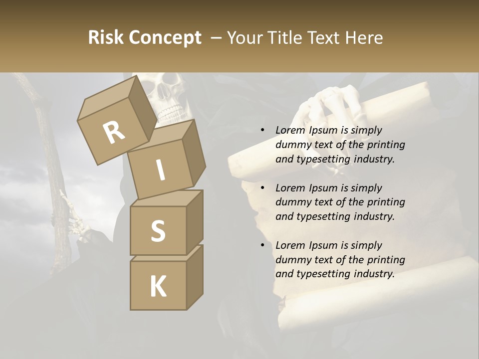 Graphic Square Background PowerPoint Template