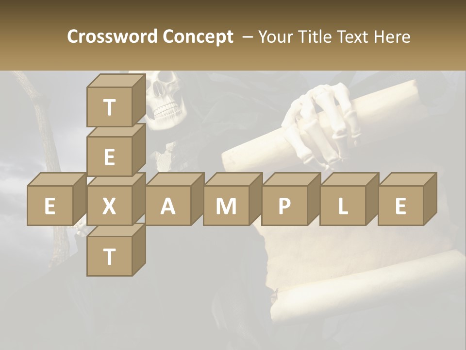 Graphic Square Background PowerPoint Template