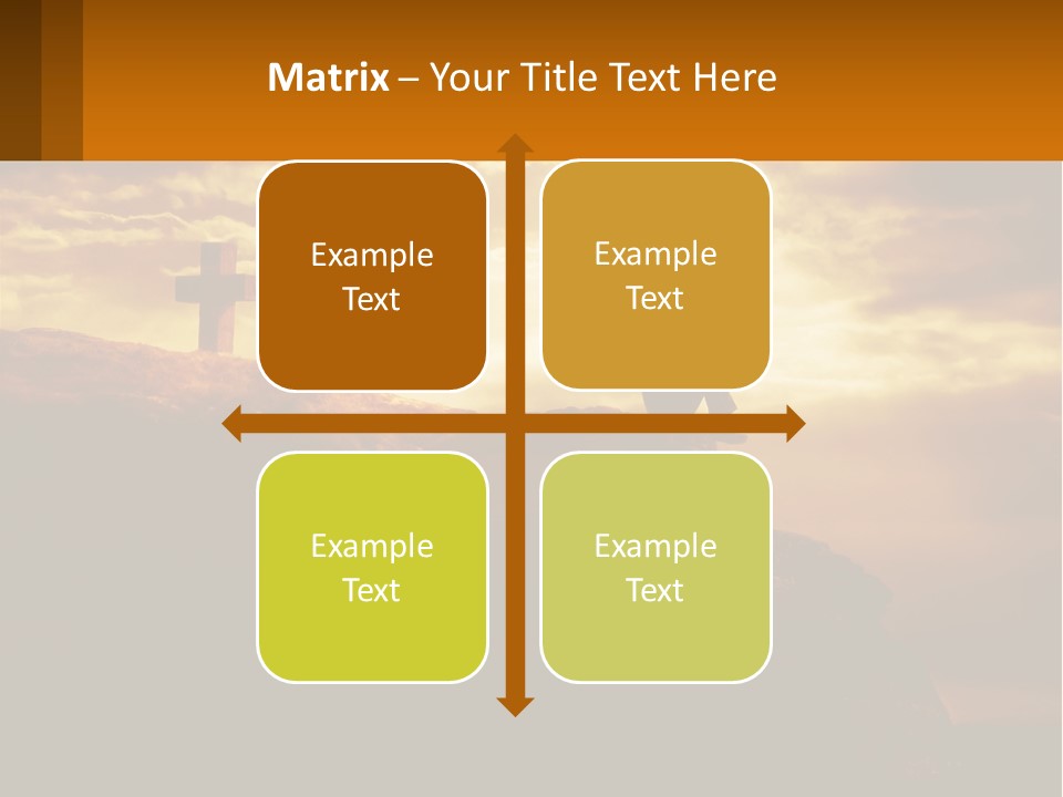 Grey Metropolis Illustration PowerPoint Template