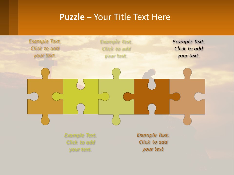 Grey Metropolis Illustration PowerPoint Template