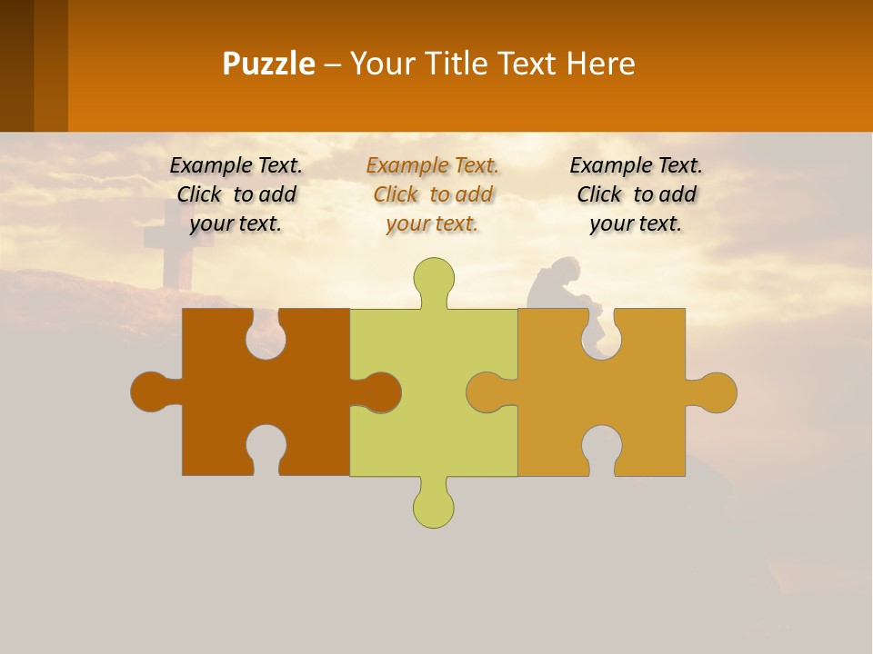 Grey Metropolis Illustration PowerPoint Template