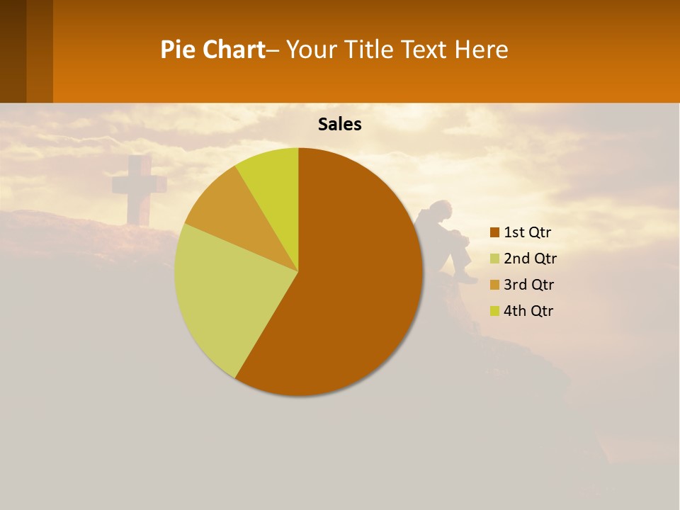 Grey Metropolis Illustration PowerPoint Template