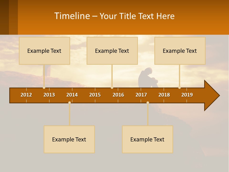 Grey Metropolis Illustration PowerPoint Template