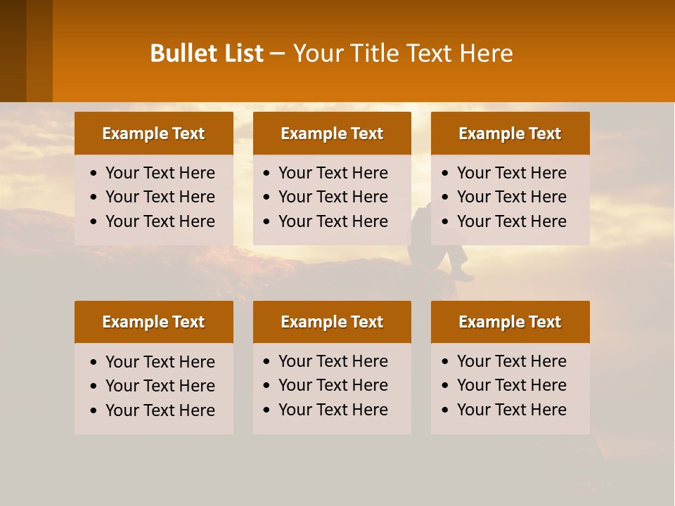 Grey Metropolis Illustration PowerPoint Template