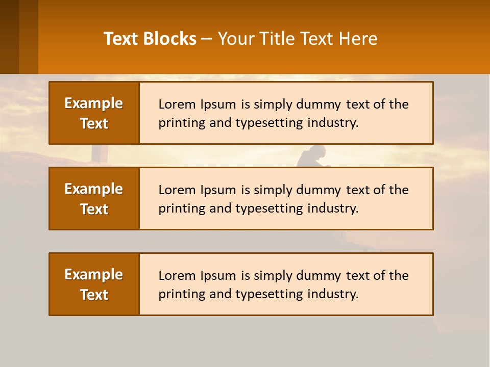 Grey Metropolis Illustration PowerPoint Template