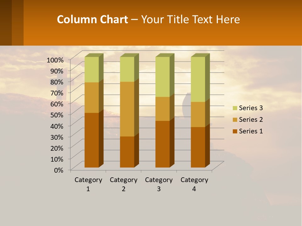 Grey Metropolis Illustration PowerPoint Template