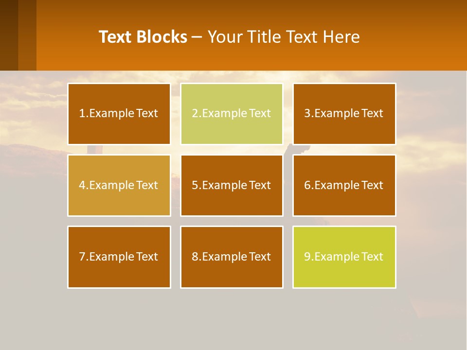 Grey Metropolis Illustration PowerPoint Template