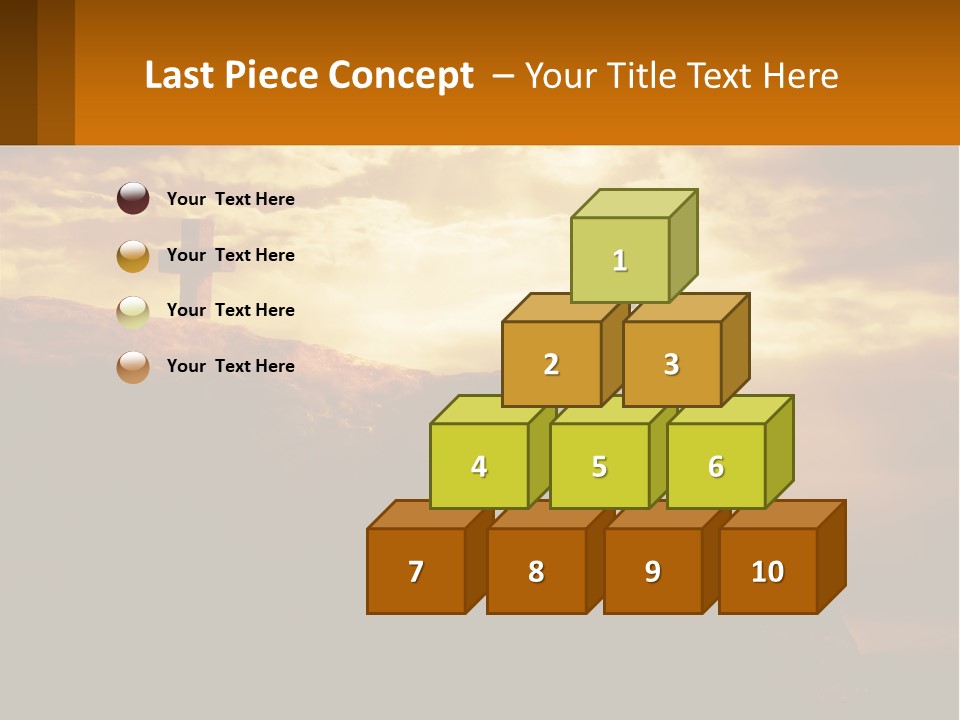 Grey Metropolis Illustration PowerPoint Template