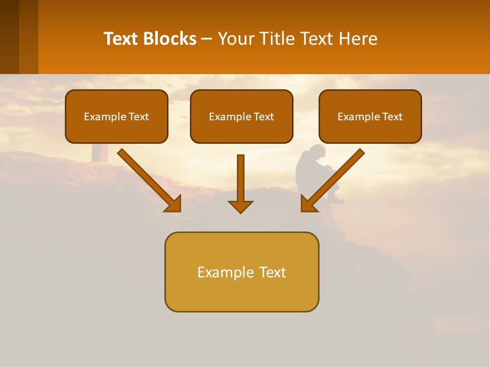 Grey Metropolis Illustration PowerPoint Template