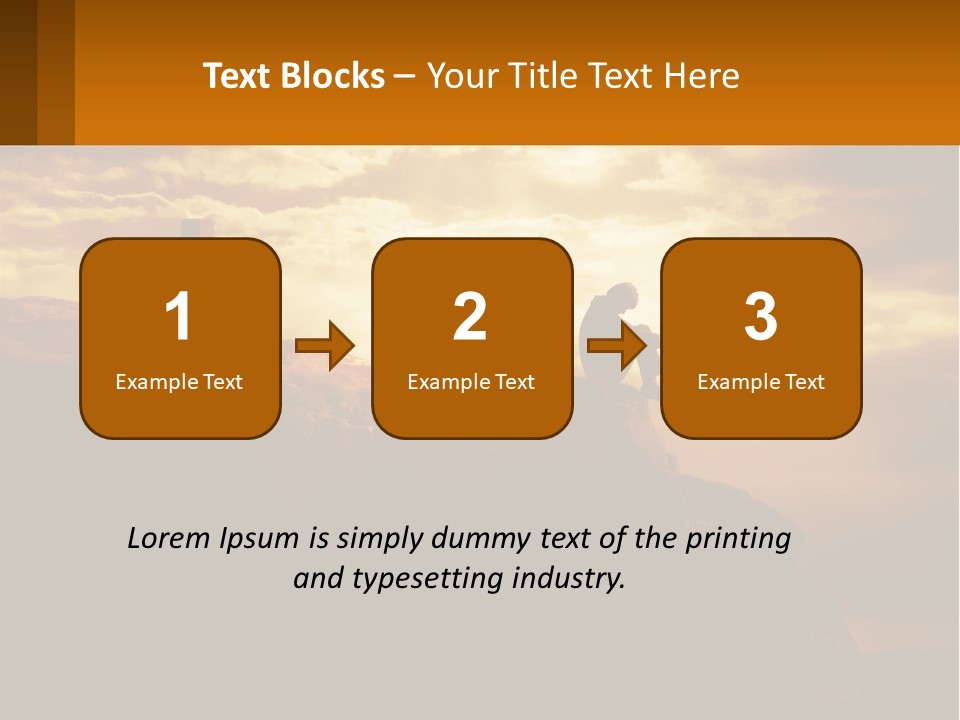 Grey Metropolis Illustration PowerPoint Template