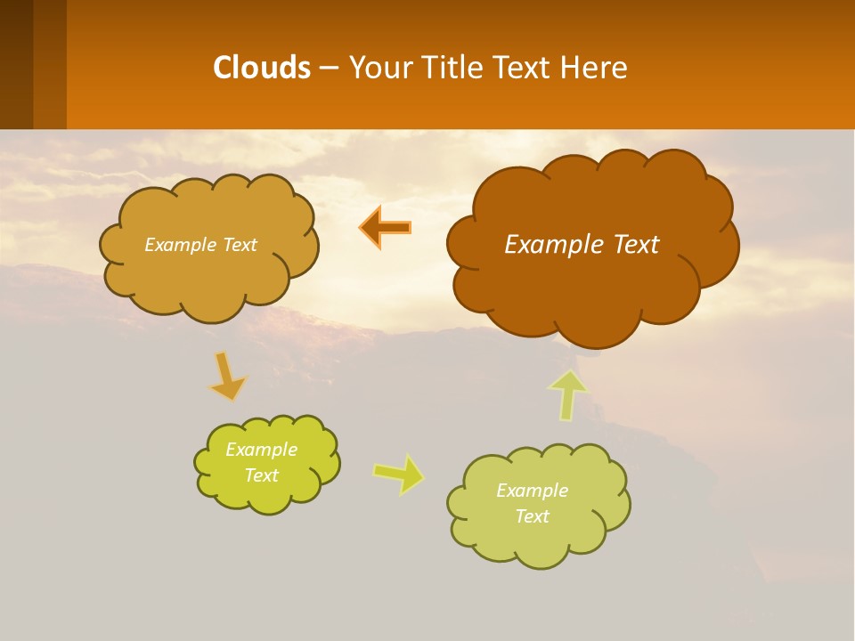 Grey Metropolis Illustration PowerPoint Template