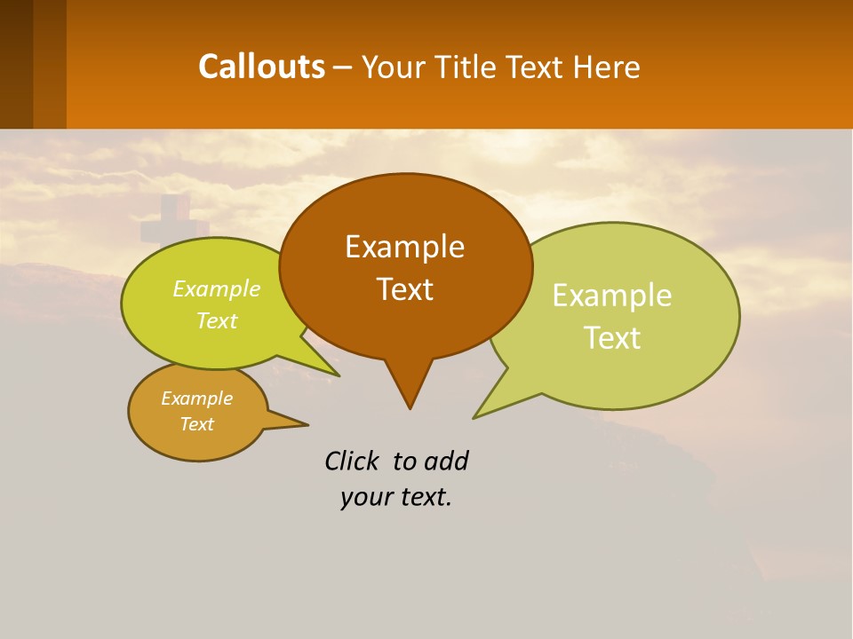 Grey Metropolis Illustration PowerPoint Template