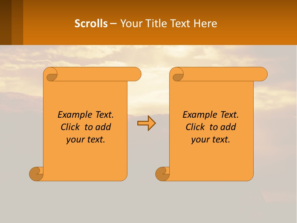 Grey Metropolis Illustration PowerPoint Template