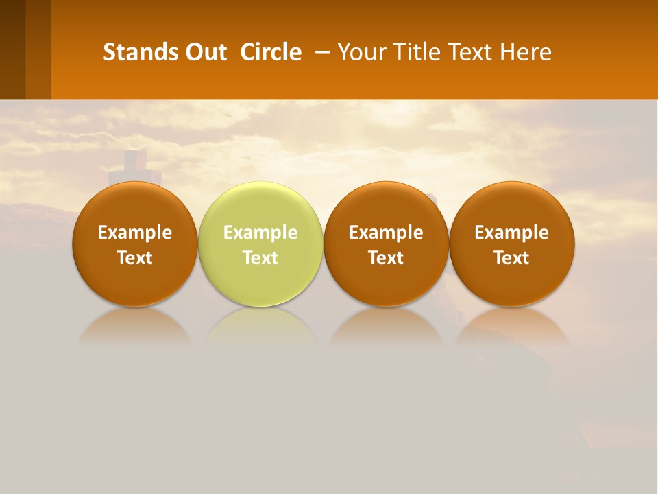 Grey Metropolis Illustration PowerPoint Template