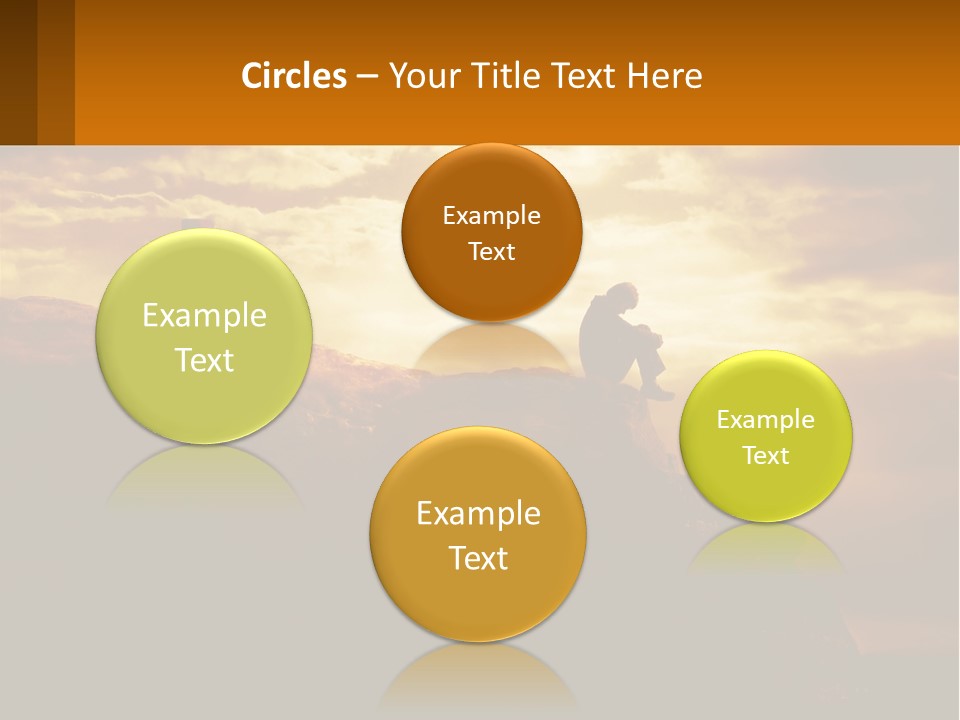 Grey Metropolis Illustration PowerPoint Template