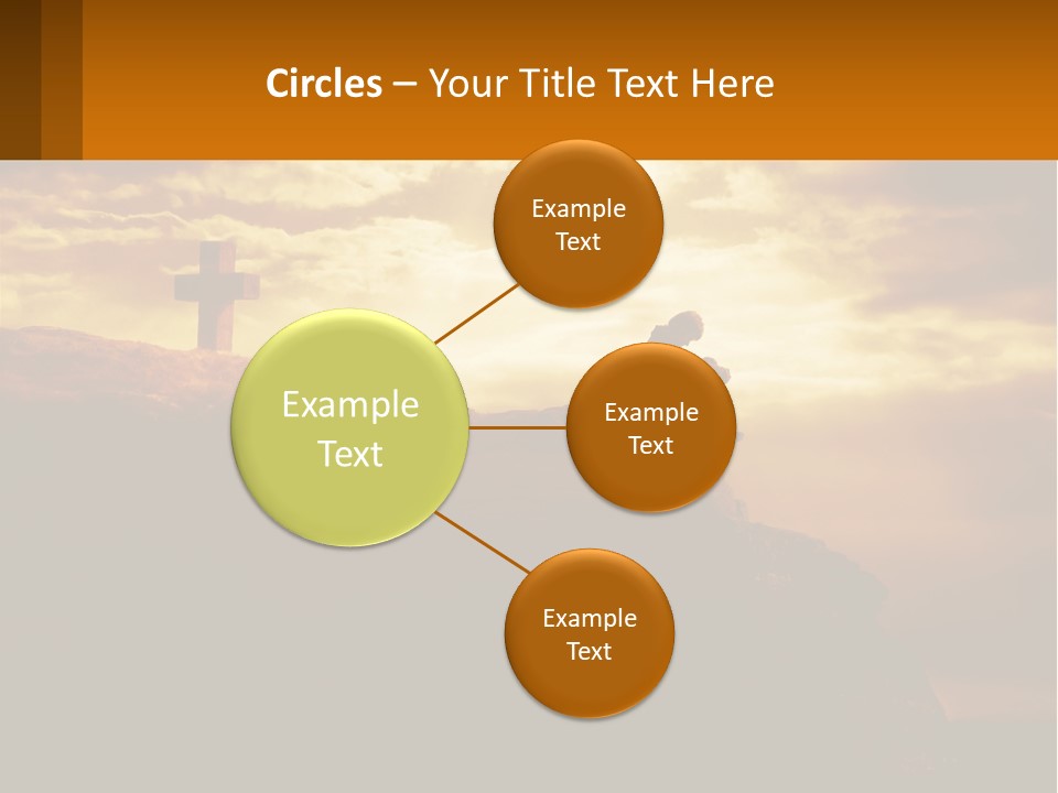 Grey Metropolis Illustration PowerPoint Template