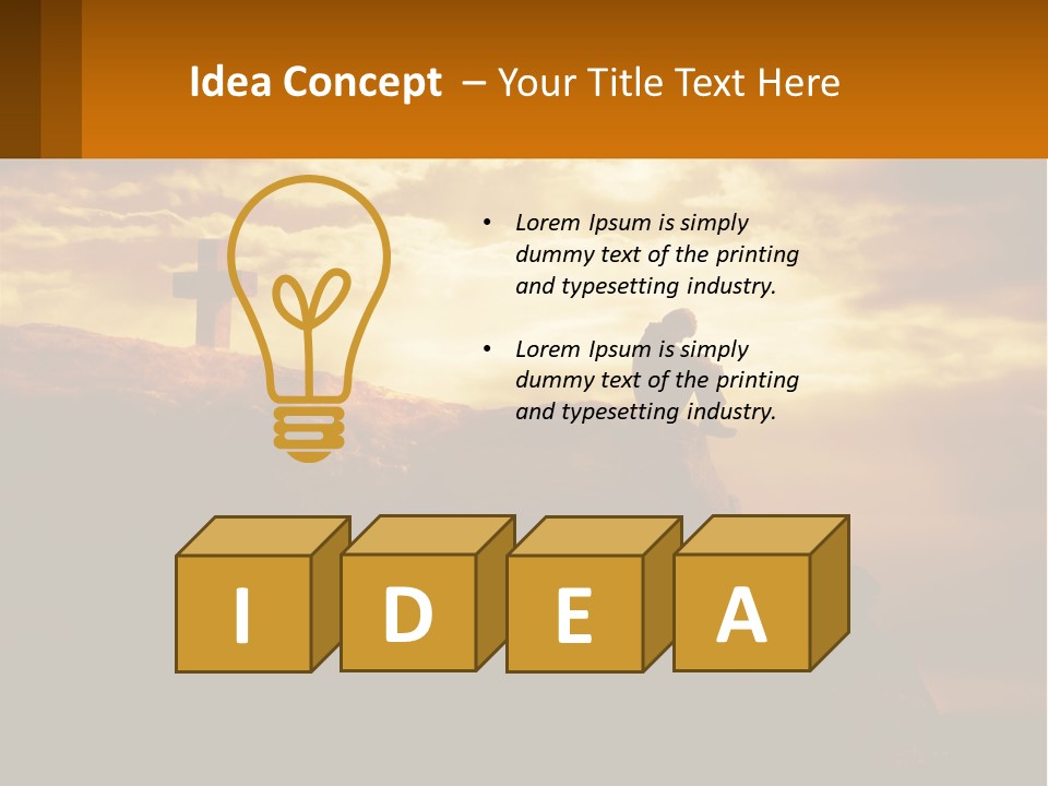 Grey Metropolis Illustration PowerPoint Template