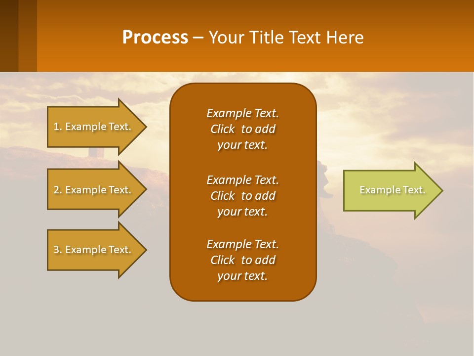 Grey Metropolis Illustration PowerPoint Template