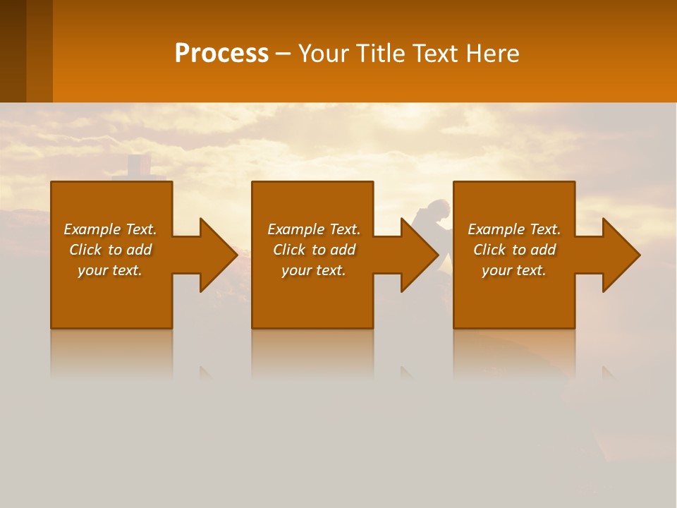 Grey Metropolis Illustration PowerPoint Template