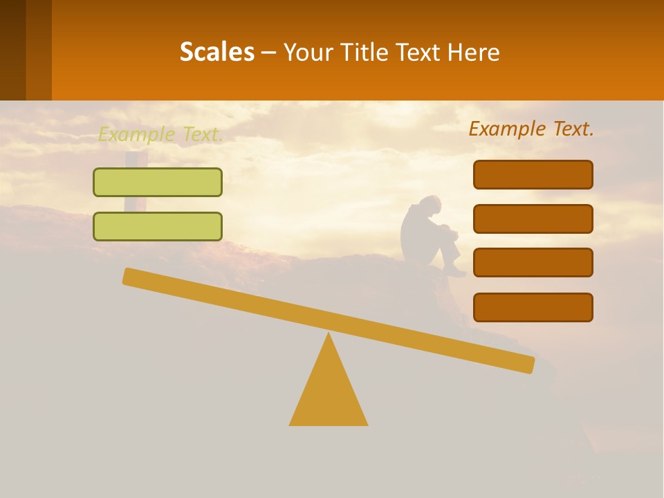 Grey Metropolis Illustration PowerPoint Template