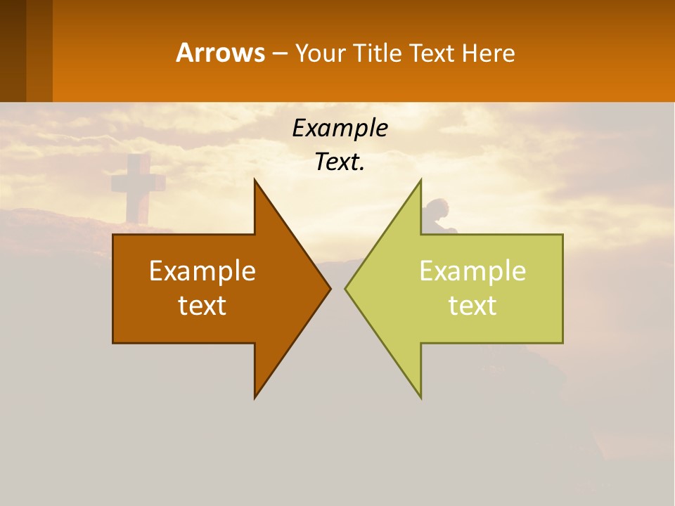 Grey Metropolis Illustration PowerPoint Template