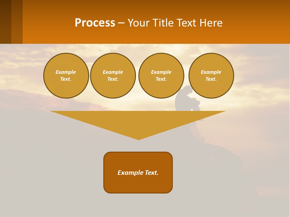 Grey Metropolis Illustration PowerPoint Template