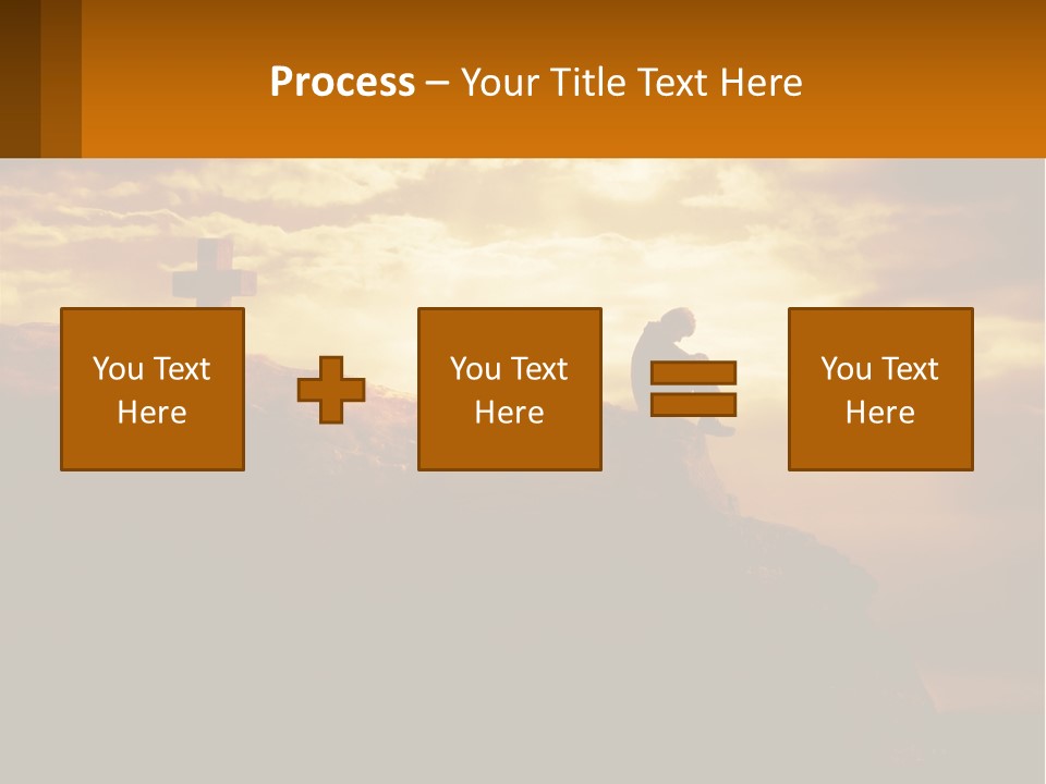 Grey Metropolis Illustration PowerPoint Template