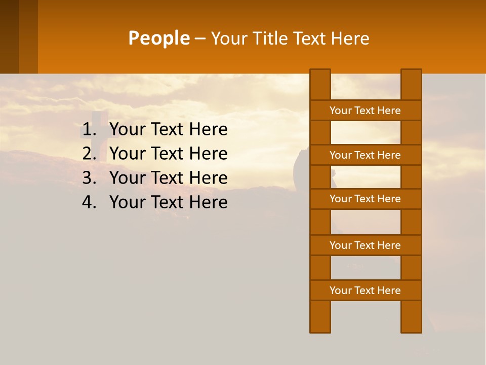 Grey Metropolis Illustration PowerPoint Template