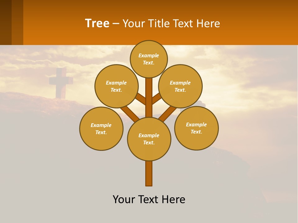 Grey Metropolis Illustration PowerPoint Template