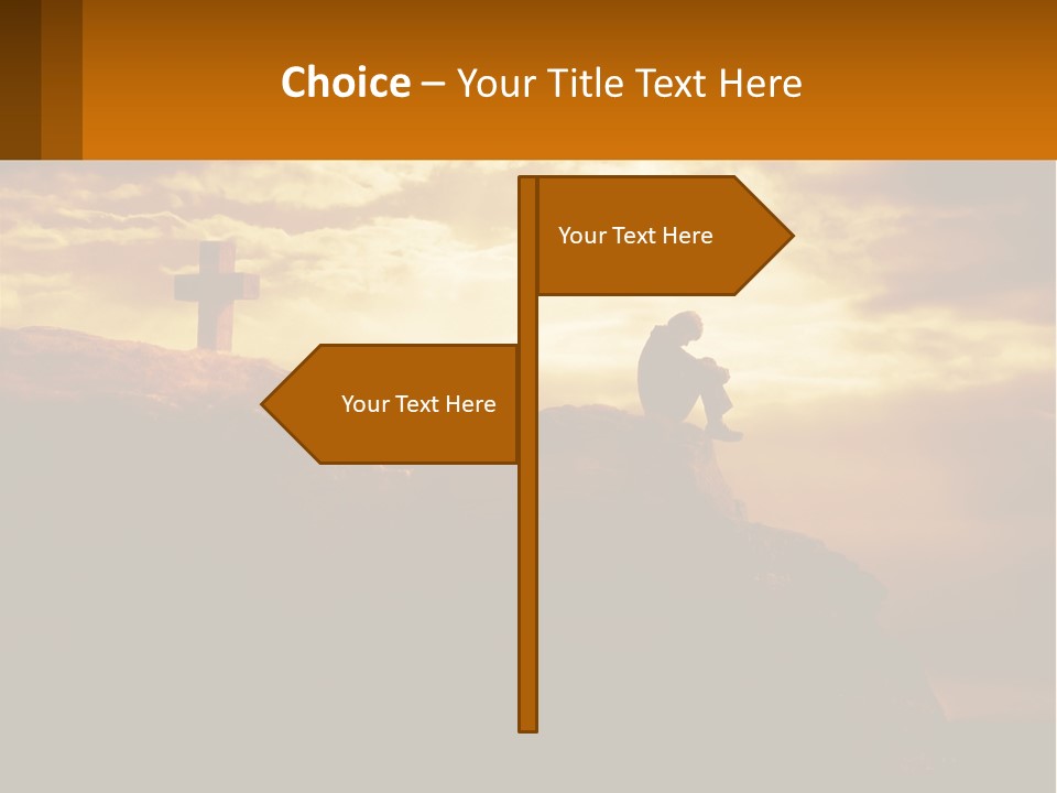 Grey Metropolis Illustration PowerPoint Template