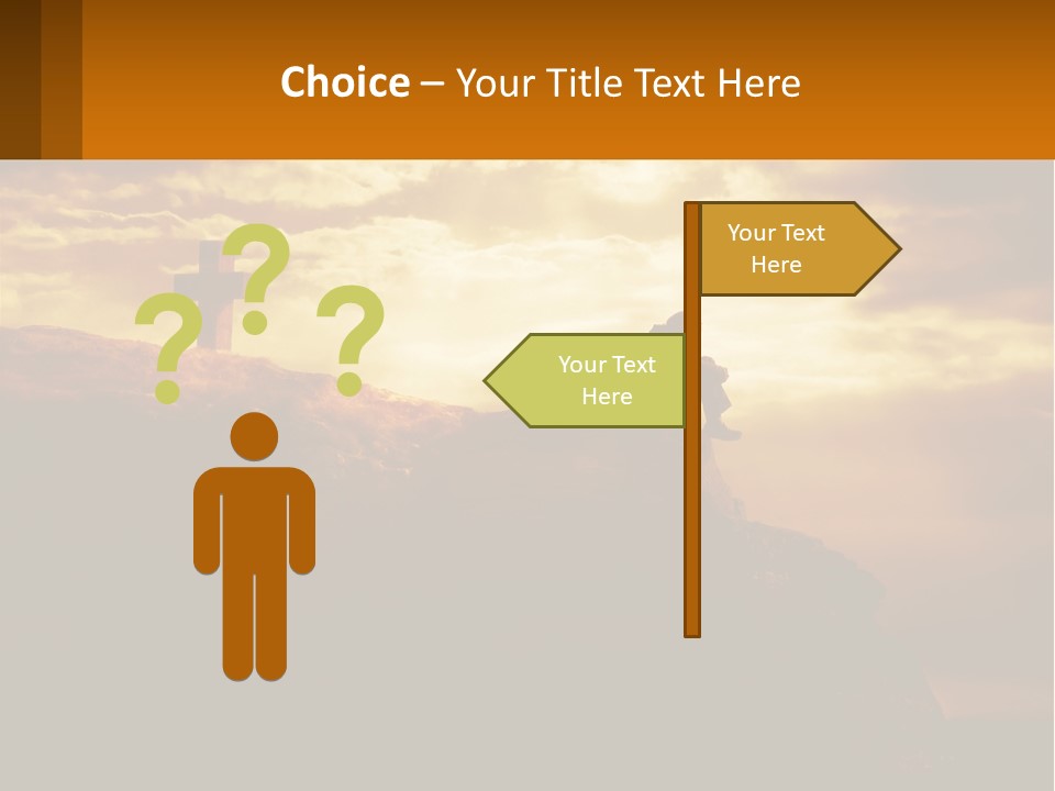 Grey Metropolis Illustration PowerPoint Template