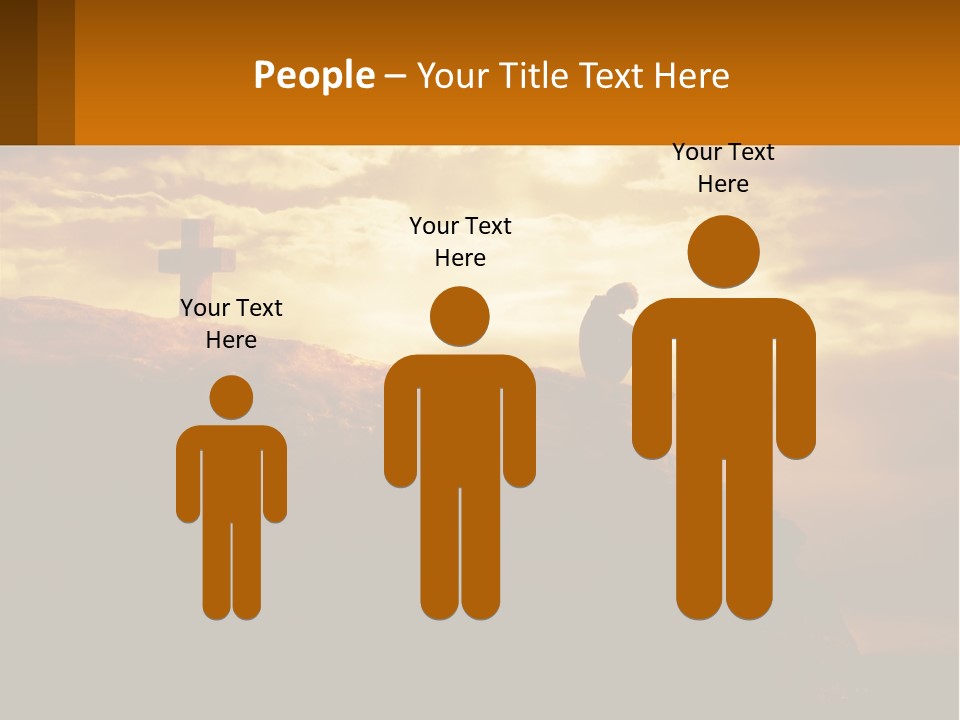 Grey Metropolis Illustration PowerPoint Template