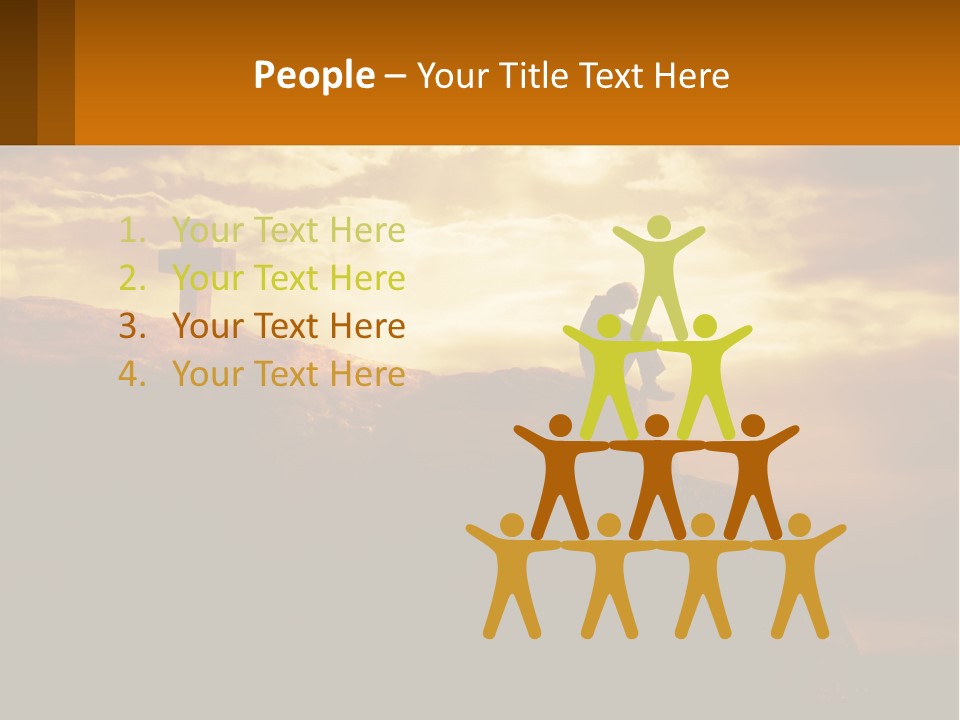 Grey Metropolis Illustration PowerPoint Template