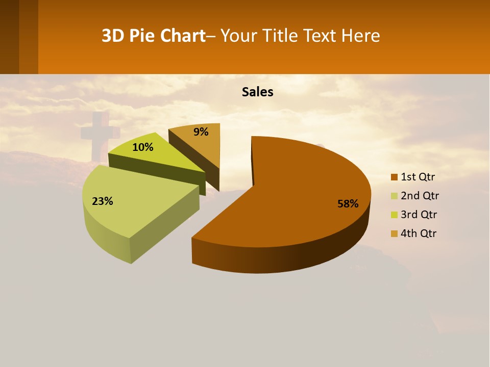 Grey Metropolis Illustration PowerPoint Template