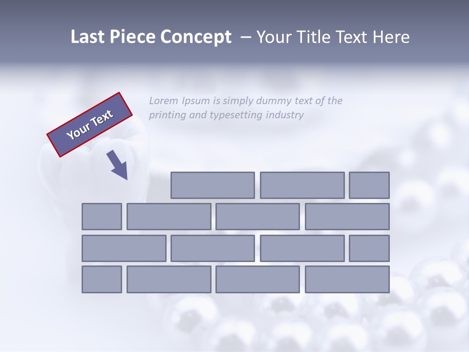 Grey Abstract Town PowerPoint Template