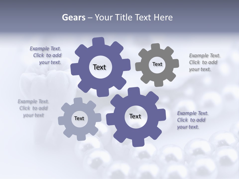 Grey Abstract Town PowerPoint Template