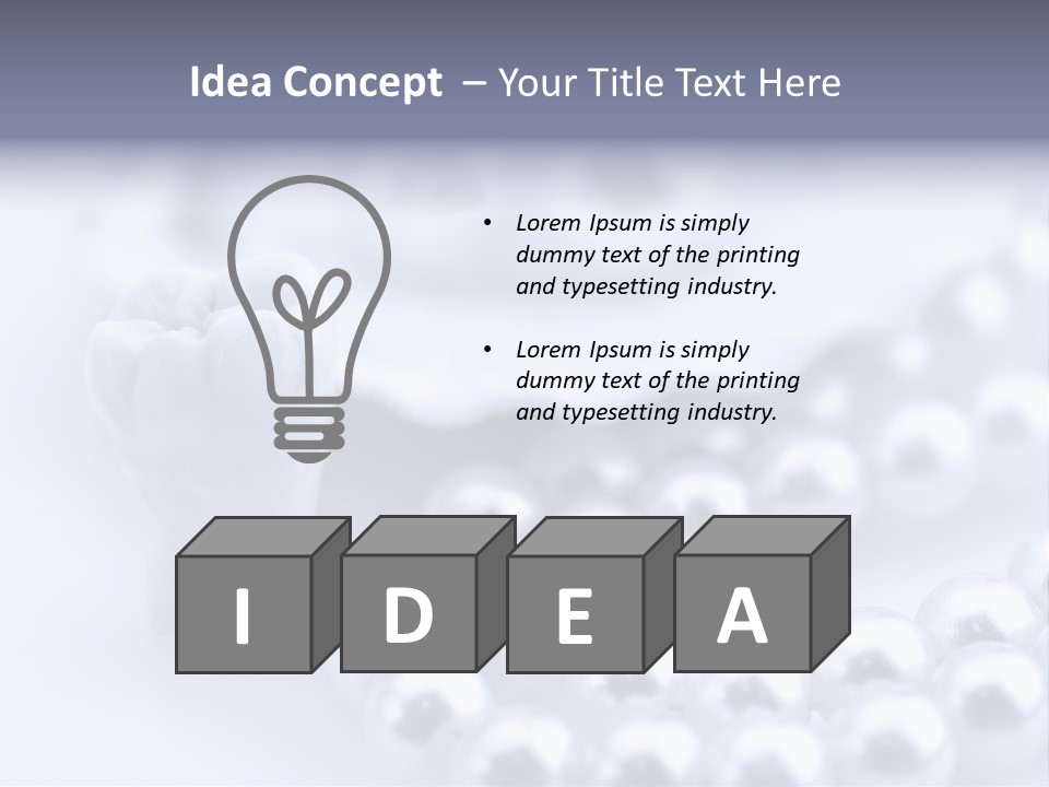 Grey Abstract Town PowerPoint Template