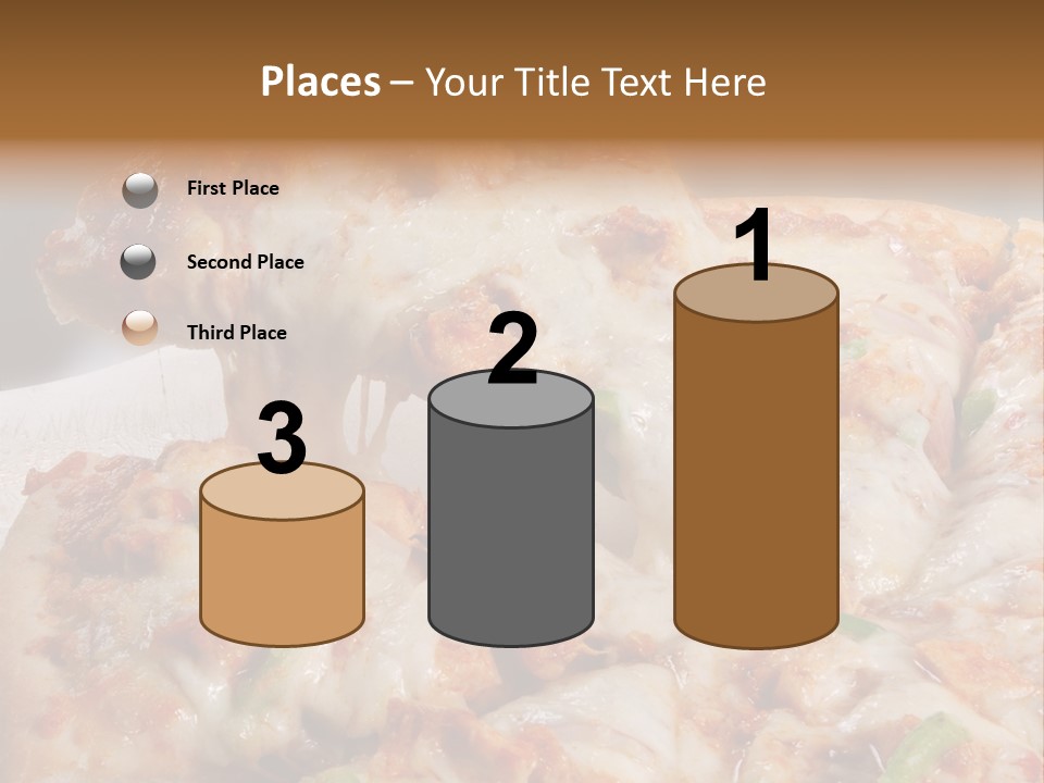Town Illustration Black PowerPoint Template