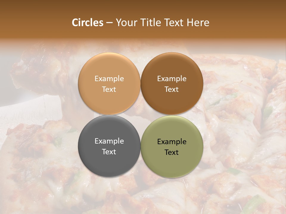 Town Illustration Black PowerPoint Template