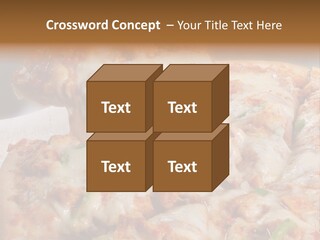 Town Illustration Black PowerPoint Template