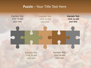 Town Illustration Black PowerPoint Template