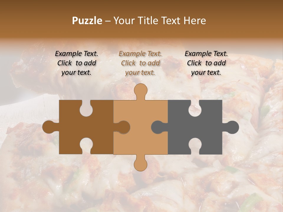 Town Illustration Black PowerPoint Template