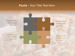 Town Illustration Black PowerPoint Template