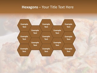 Town Illustration Black PowerPoint Template