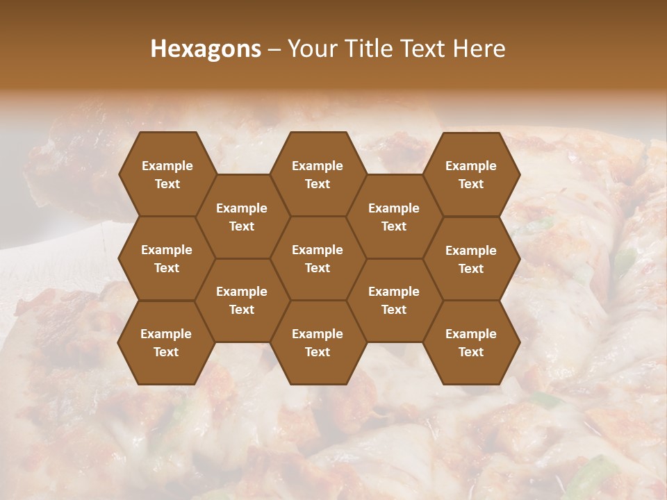 Town Illustration Black PowerPoint Template