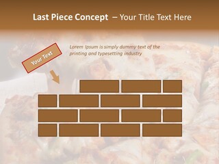 Town Illustration Black PowerPoint Template